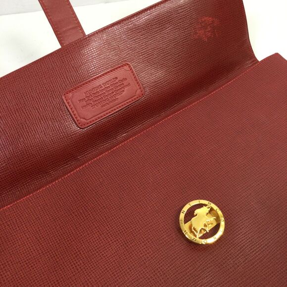 Hunting World Women's Leather Clutch Bag Red One Size - Picture 7 of 14